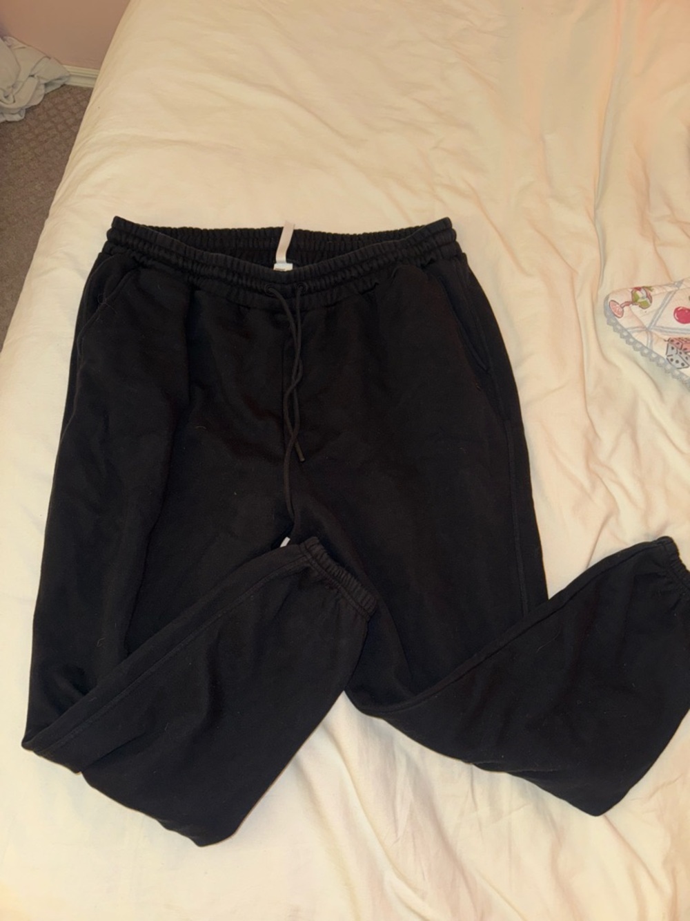 Fabletics black drawstring Sweatpants
